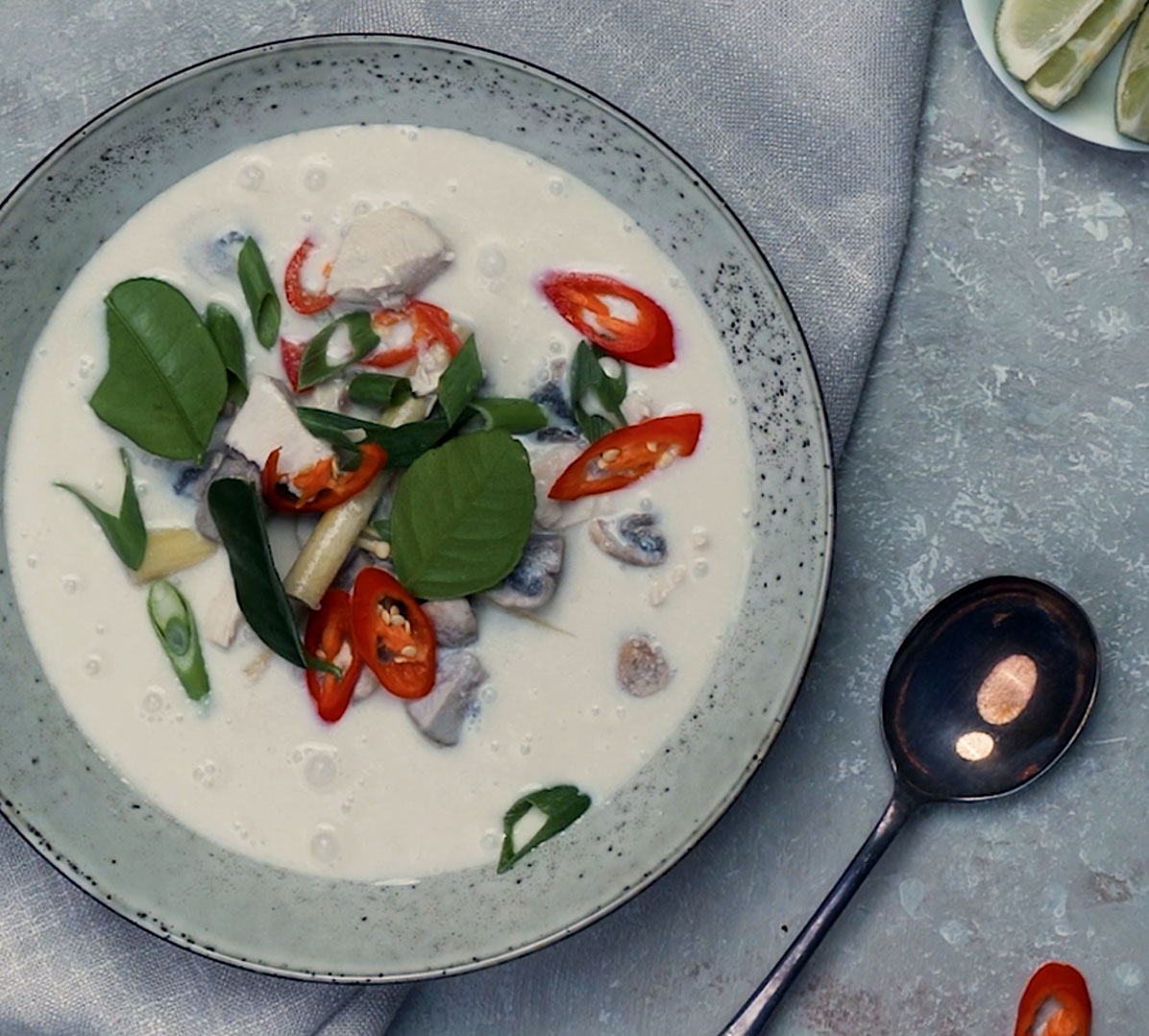 Tom Kha Gai Soup (Thai Coconut Chicken Soup)