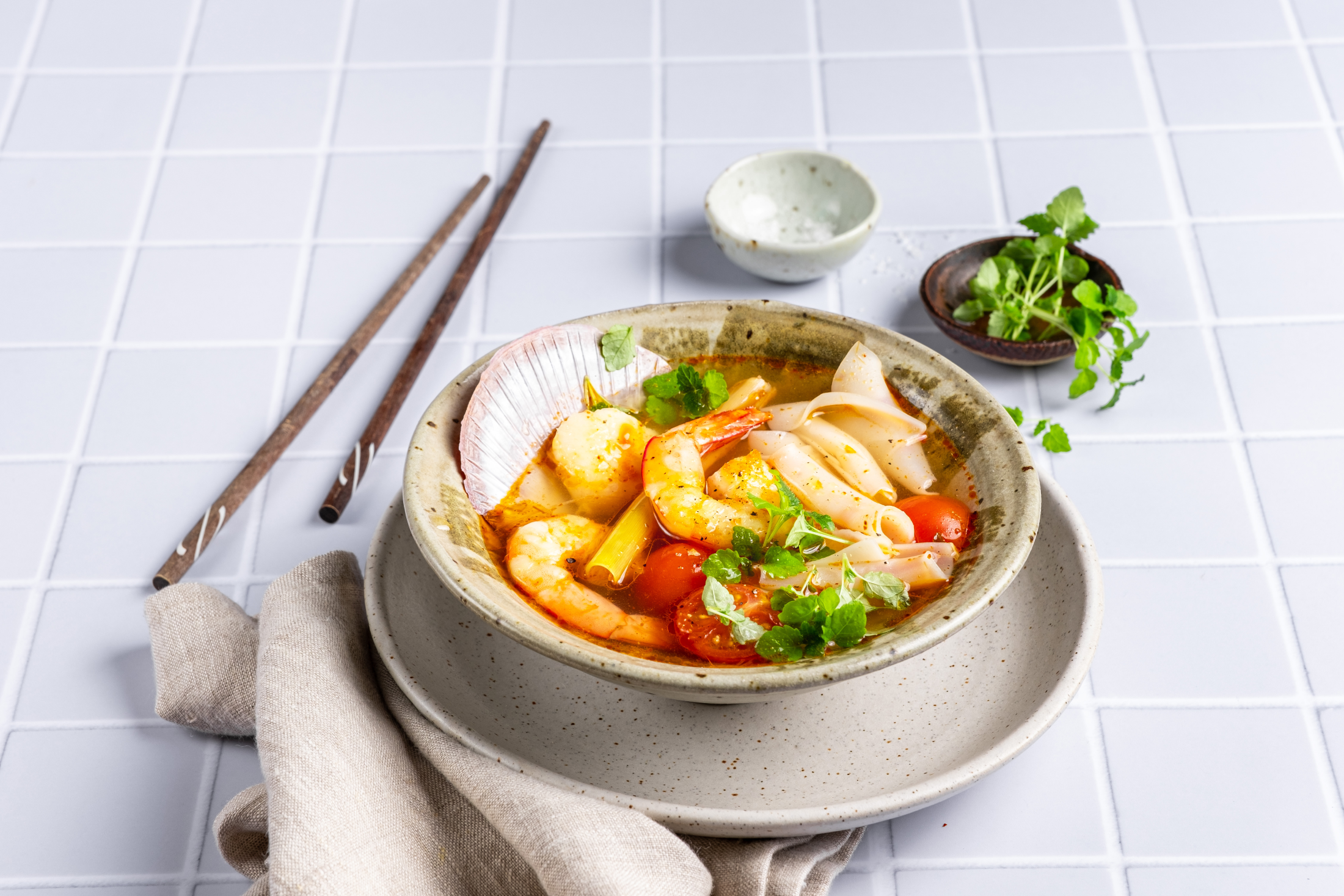 Tom Yum Goong Seafood Soup