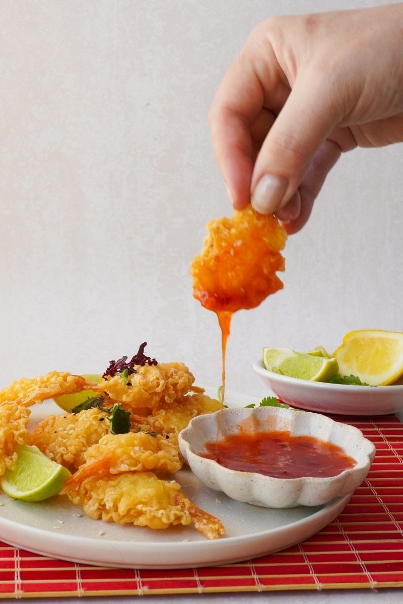 Crumbed Prawn Cutlets with Sweet Chilli Sauce