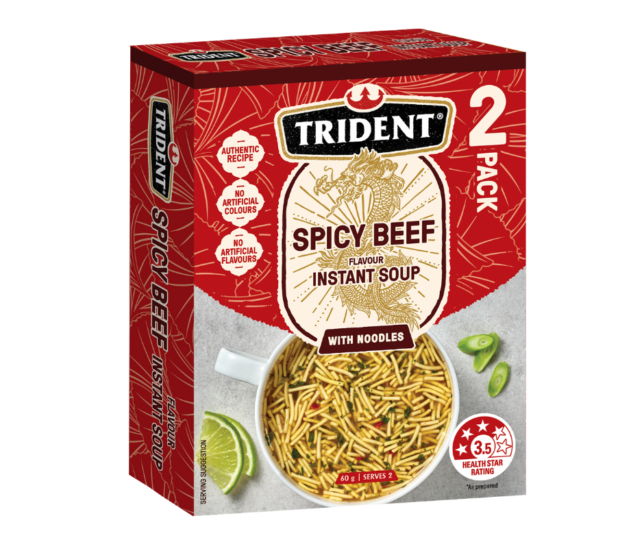 Trident Spicy Beef Instant Soup
